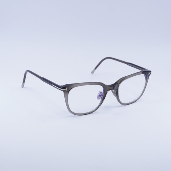 Tom Ford FT5776-D-B 020 Eyeglasses Grey 53mm Square Frame, Blue Light Block - Picture 6 of 9